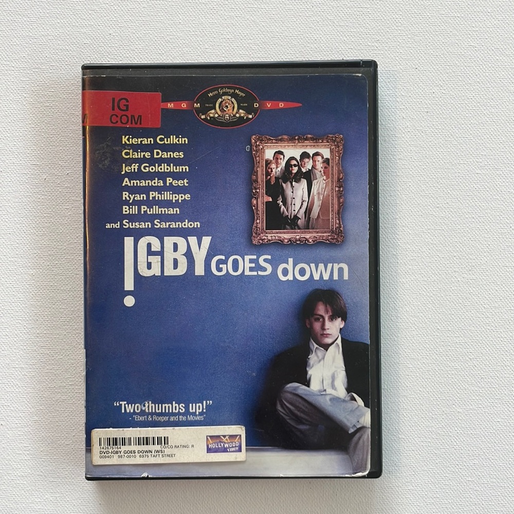 Igby goes down DVD